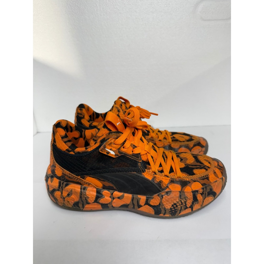 Puma MB.01 LaMelo Ball Basketball Shoes Womens 7.5 OrangeBlack Leopard 376009-01 - Picture 5 of 8